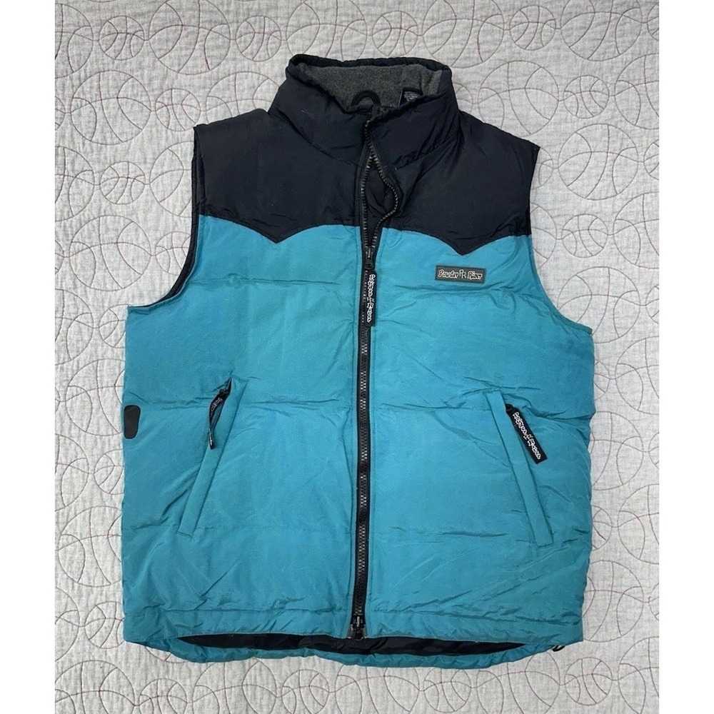 Panhandle Slim Puffer Vest‎ Teal Western Down / Men’s XLT